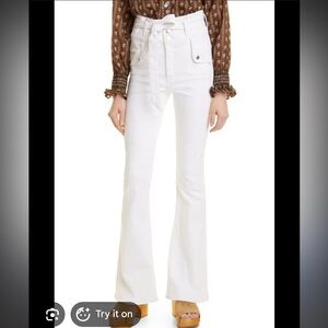 Veronica Beard Giselle High Rise Flare Jeans
